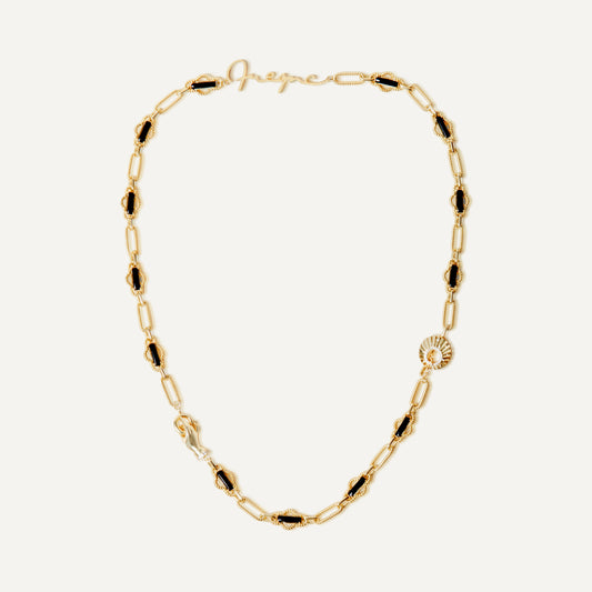 Apana Necklace 天然黑瑪瑙 阿帕納項鍊 - FREQNC atelier