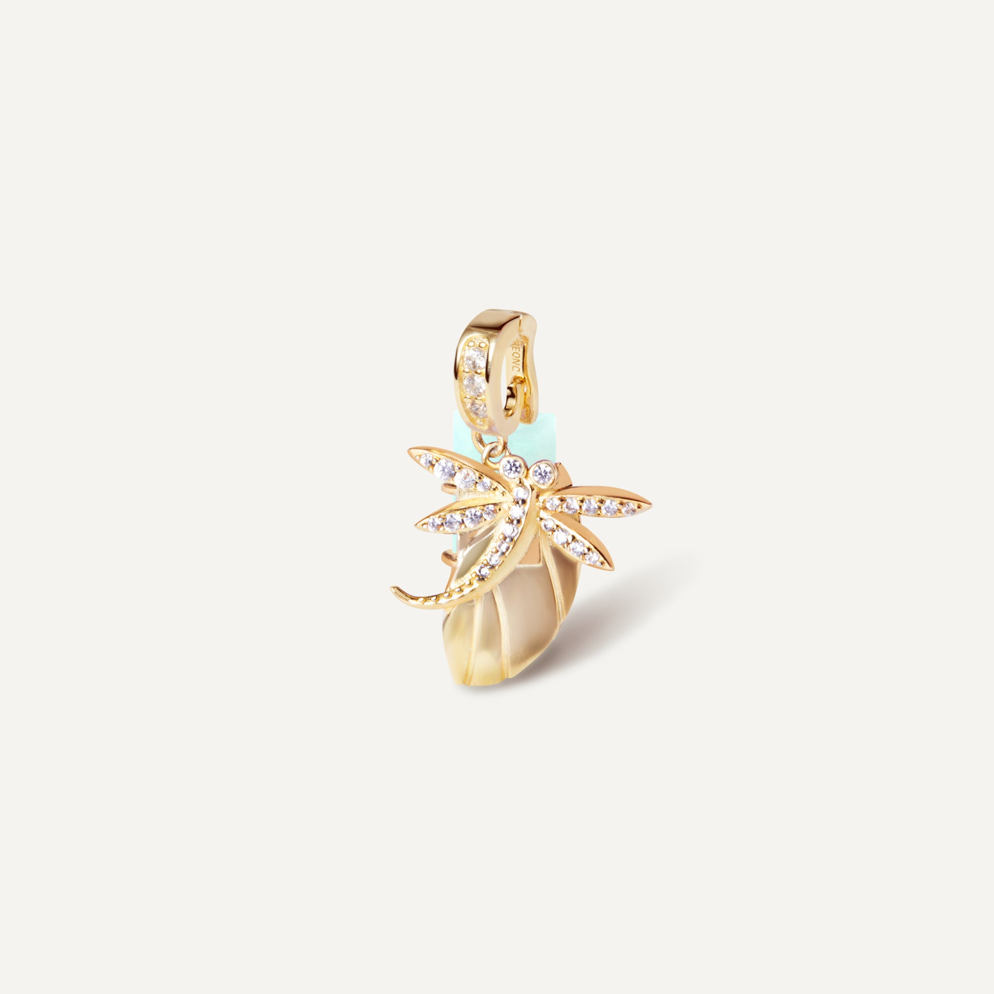 Golden Dragon Charm 招財蜻蜓 幸運符吊墜 - FREQNC atelier
