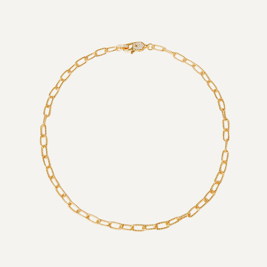 Baddie 重工扭結鑽扣項鍊 - FREQNC atelier