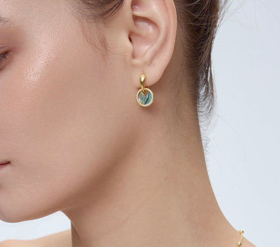 Star Earrings worn on model - FREQNC