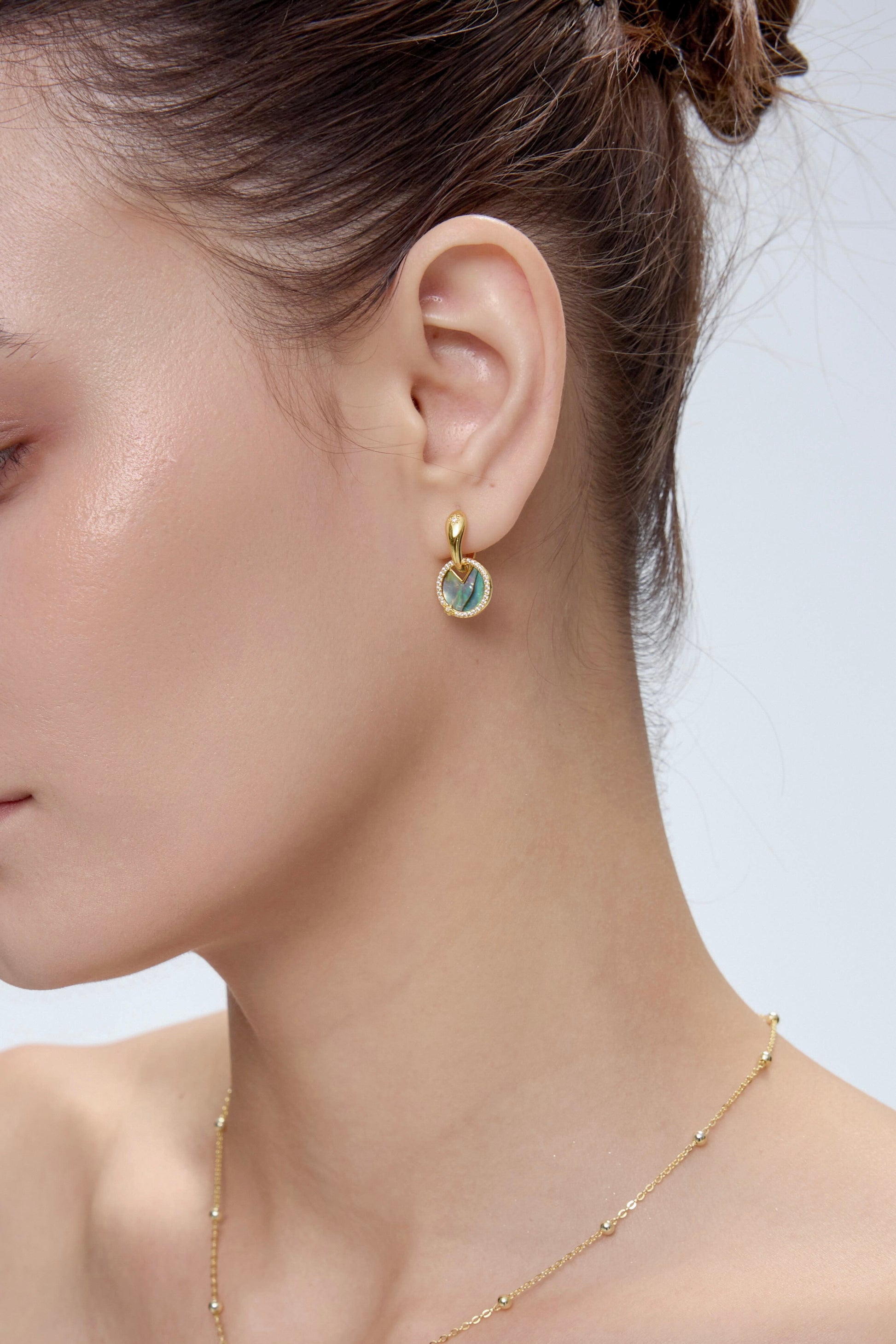 Star Earrings worn on model - FREQNC