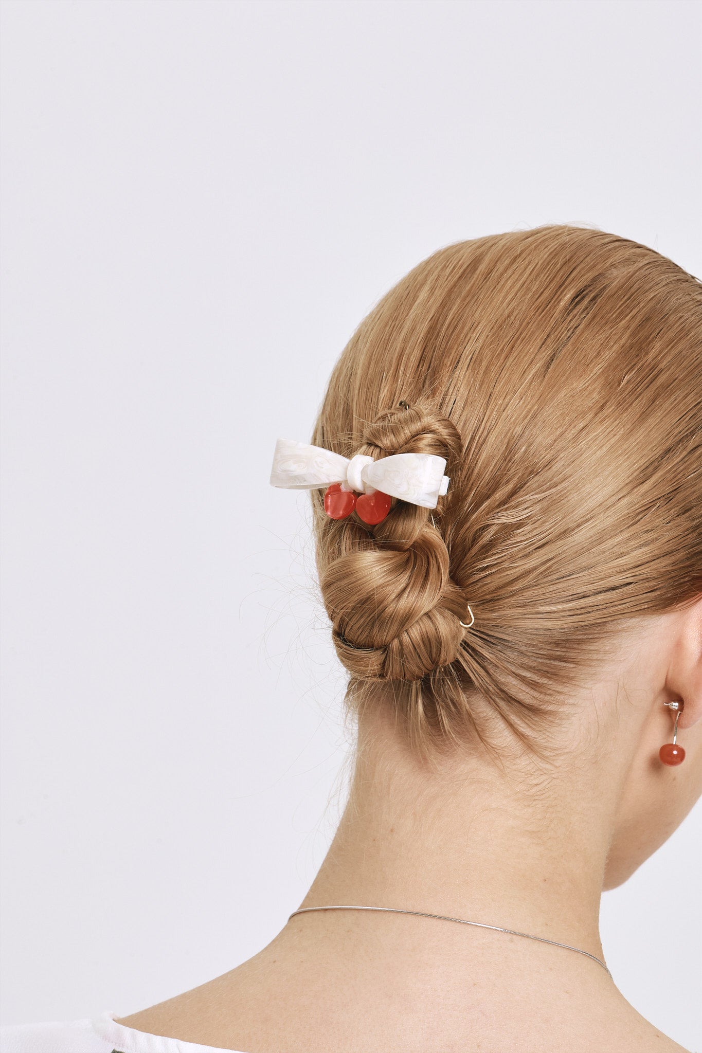 ma chérie Cherry Barrette product side view - FREQNC