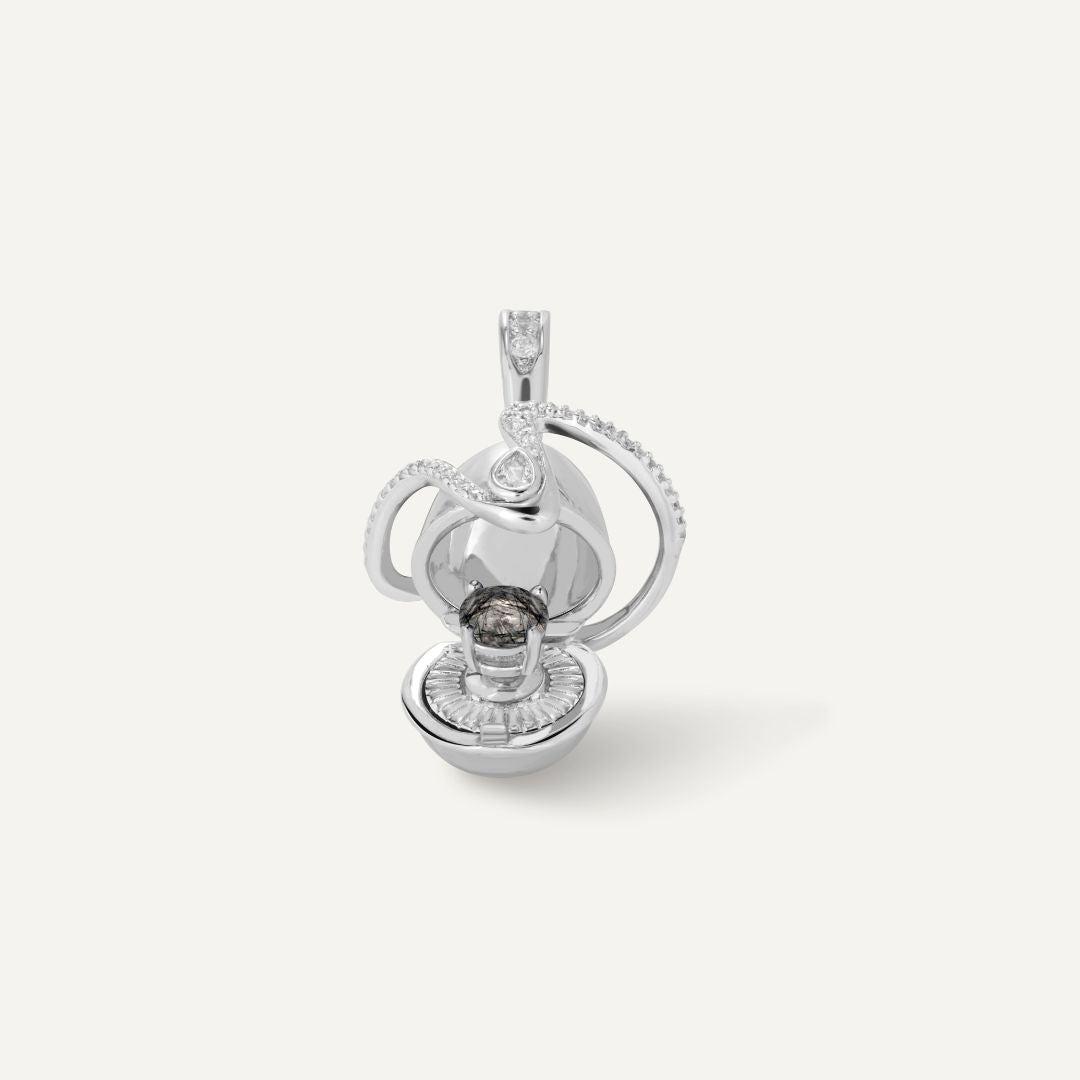 Orphic Egg Zodiac Crystal pin-insert mechanism - FREQNC