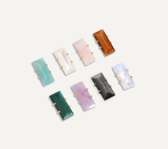 Spirit Animal Crystal 8 interchangeable natural gemstones collection - FREQNC atelier