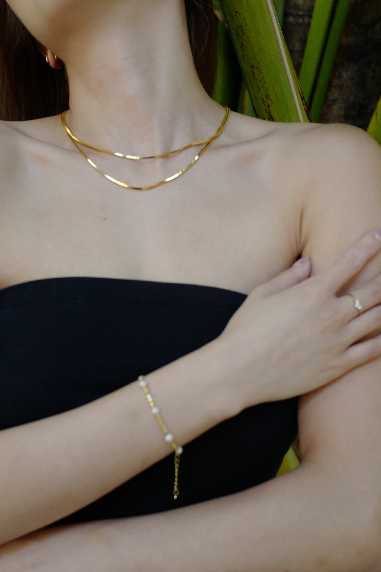 Argento Snake Chain detail close-up - FREQNC atelier