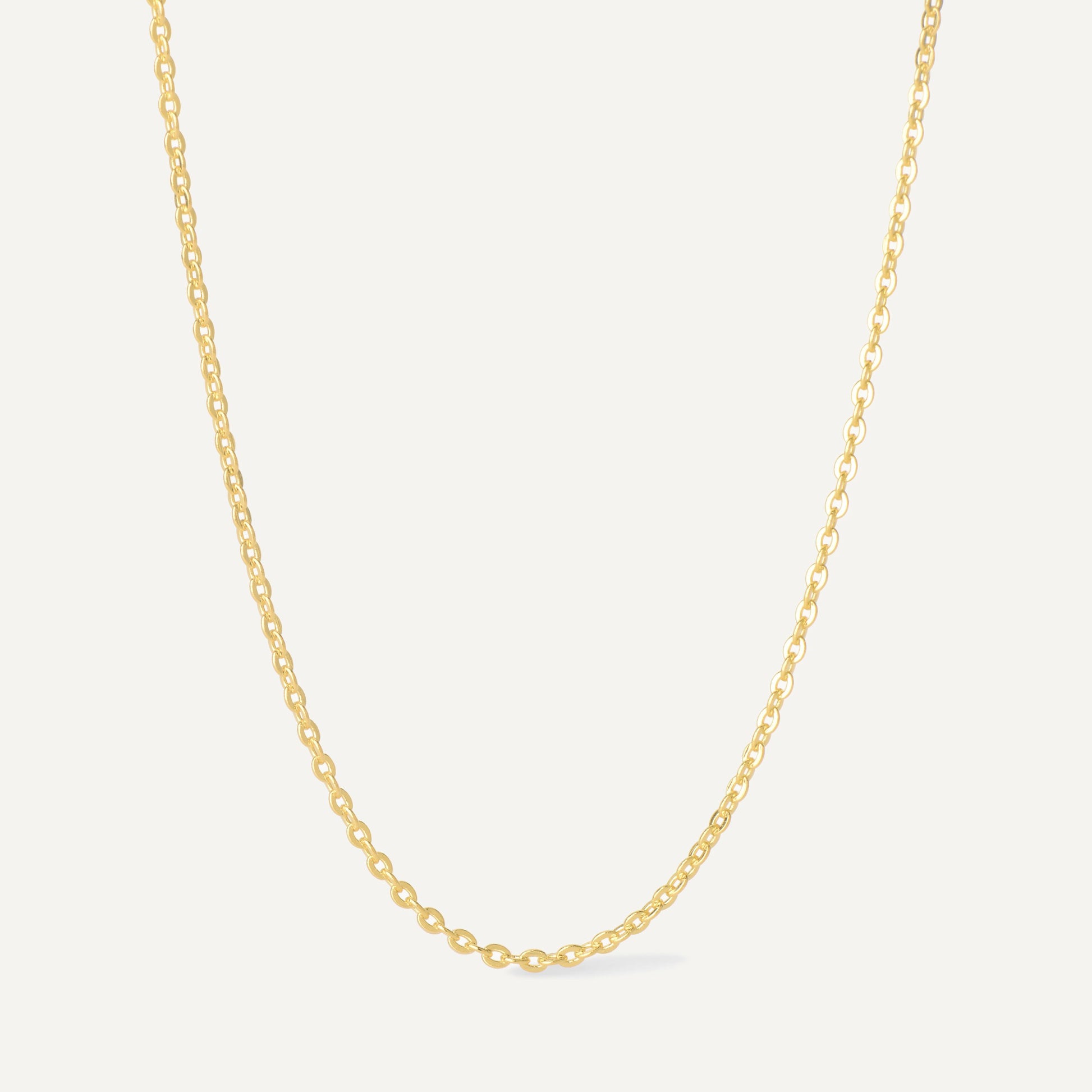 Rhea Flow Necklace delicate chain sterling silver - FREQNC atelier
