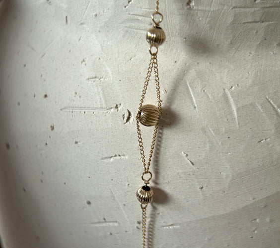 triLOVE 美國14k包金手鍊 - FREQNC atelier