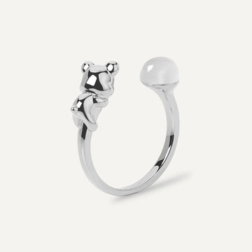 Silver, Moonstone
