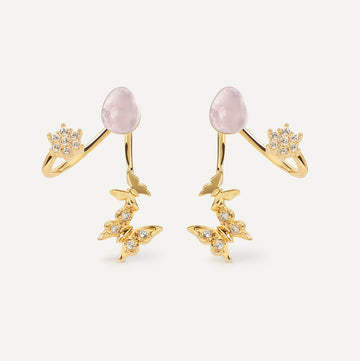 Gold, Rose Quartz