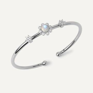 Silver, Blue Moonstone