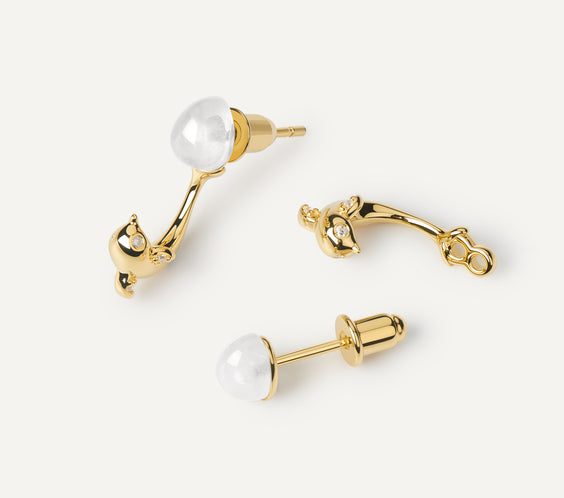 Dolphin Earrings product detail sterling silver - FREQNC