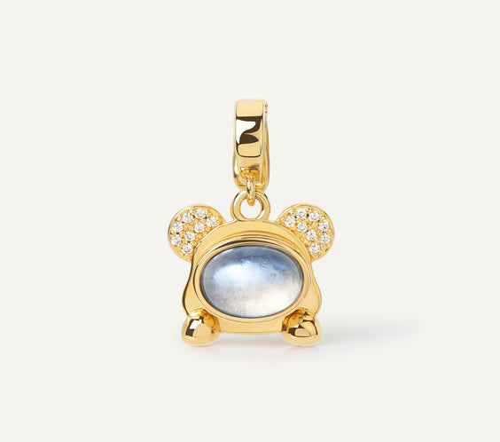 Mini Cuddly Bear Charm magnetic crystal pendant - FREQNC