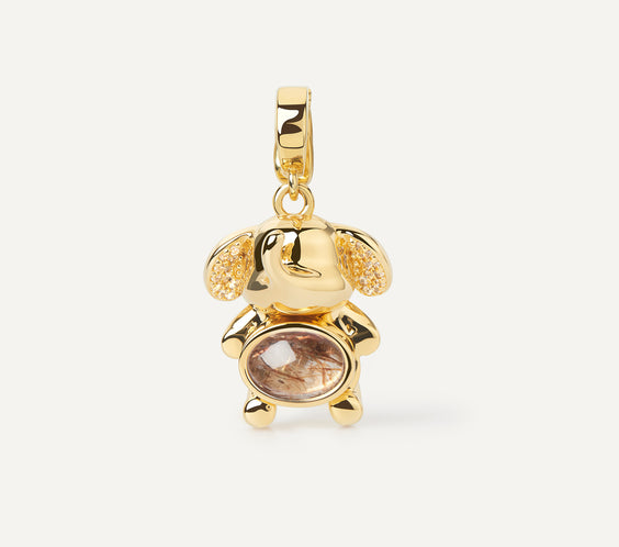 Mini Elephant Charm crystal talisman pendant - FREQNC atelier