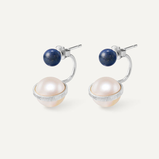 Orphic Cosmic Egg Earrings 宇宙蛋珍珠耳環 - FREQNC atelier
